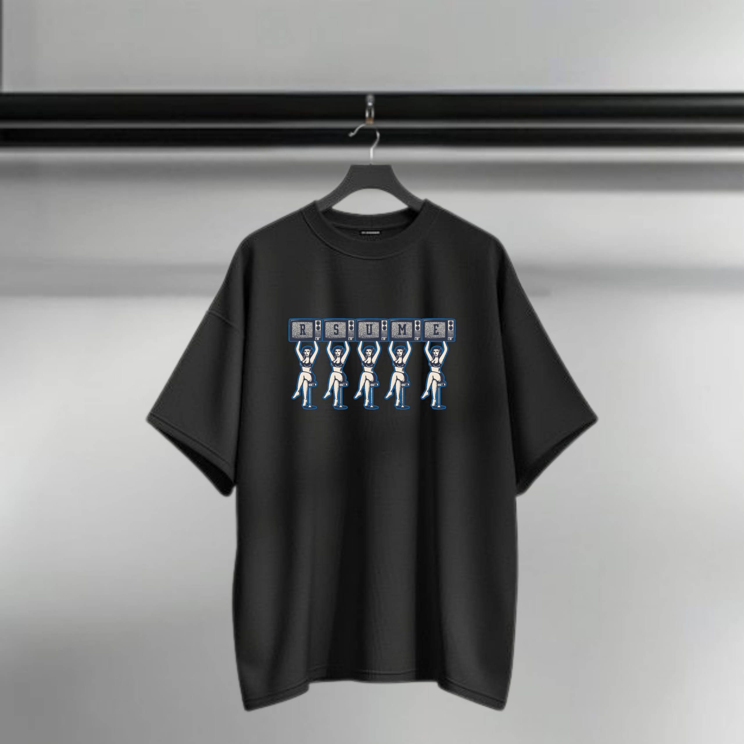 rsume glitch tee