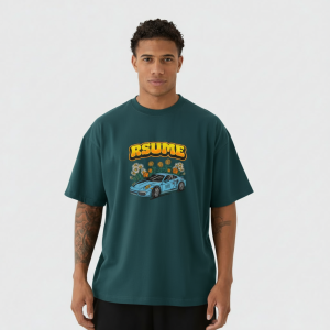 rsume porche car tee